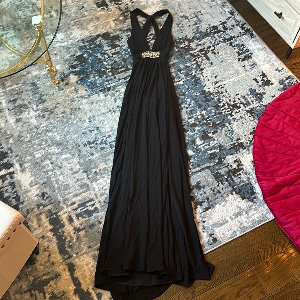 BCBG Backless Gown